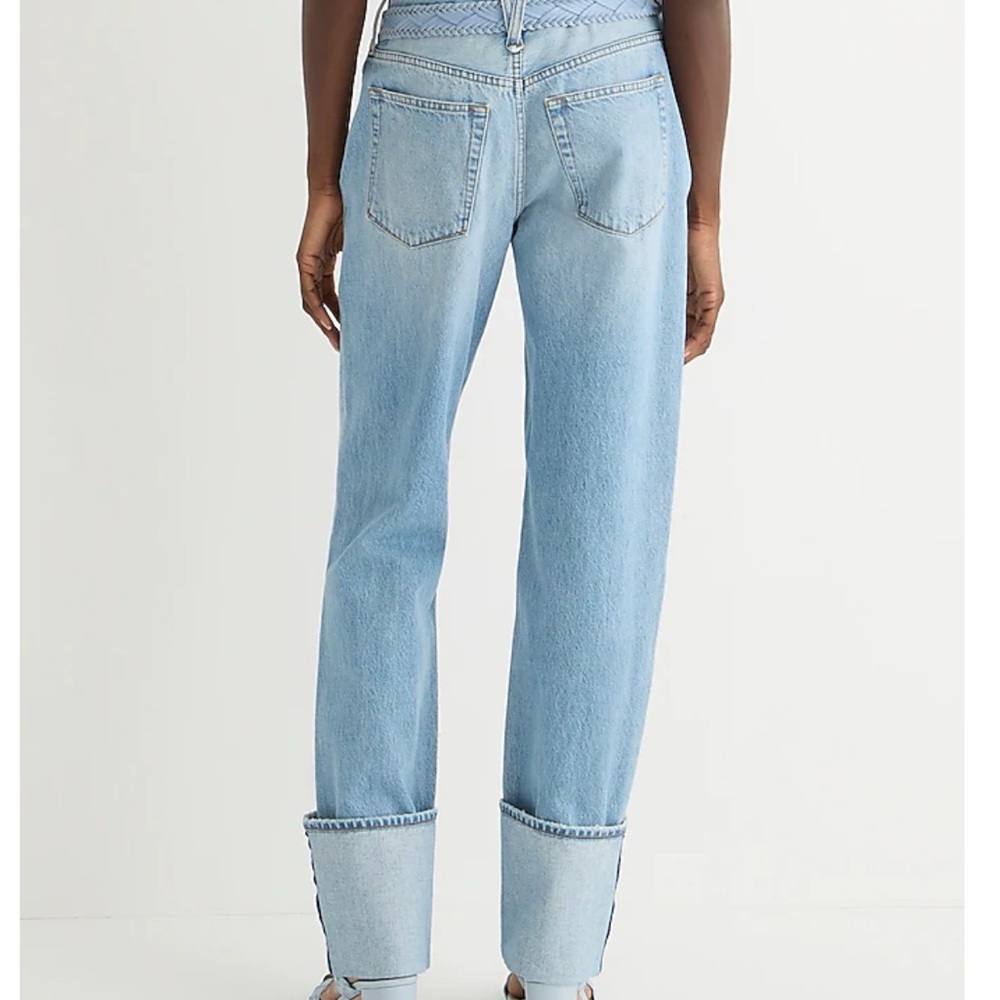 NWT J. Crew Cuffed Slouchy Boyfriend Jeans - Picture 4 of 11